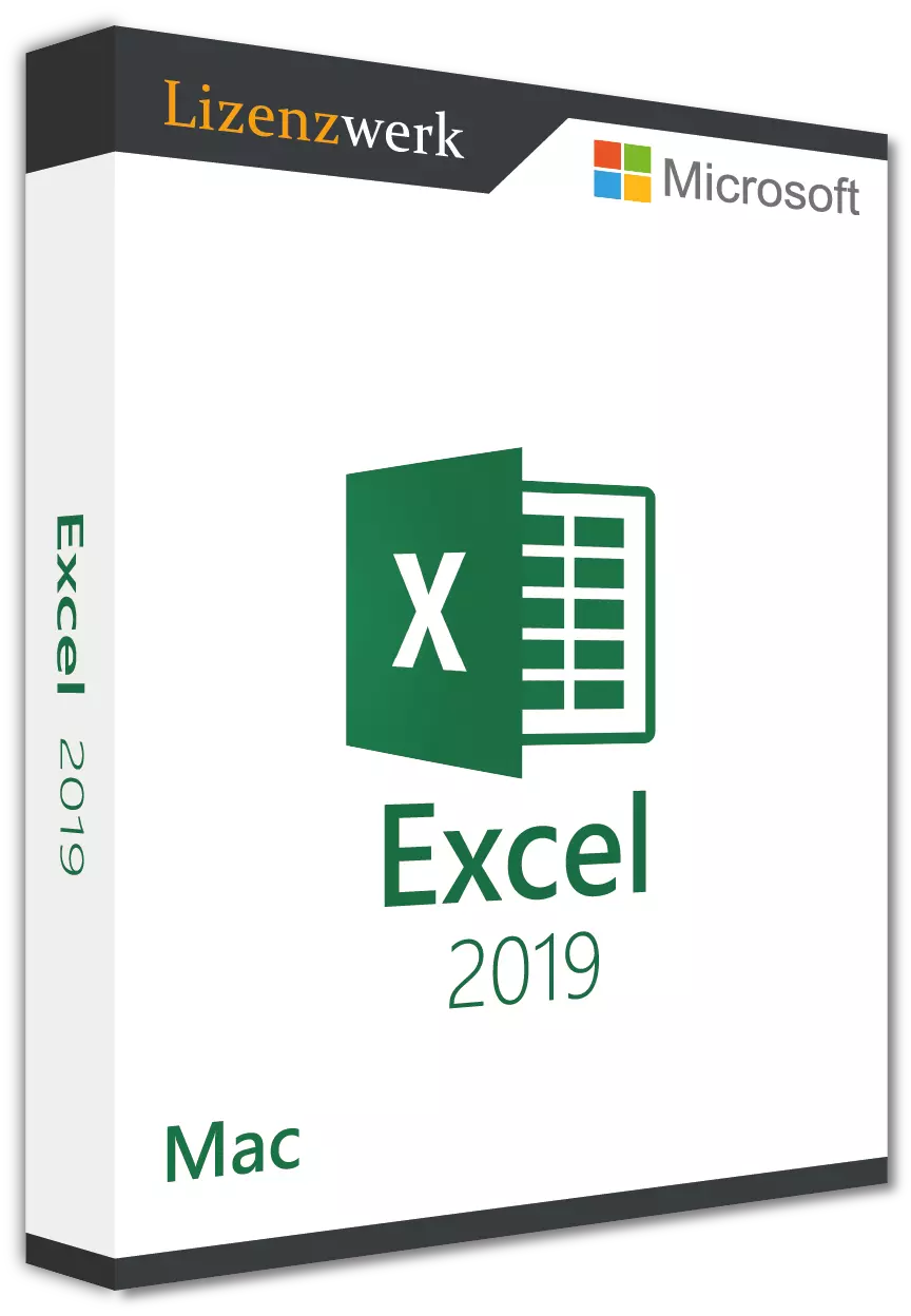 Excel 2019 MAC Excel Mac Office Programme Microsoft Office Lizenzwerk