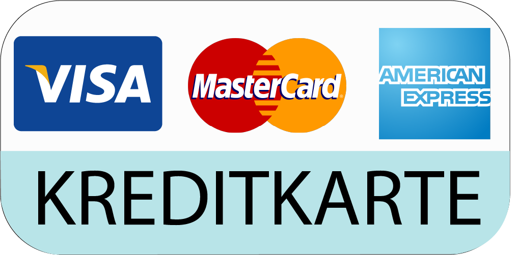 Kreditkarte - Visa - Mastercard - American Express