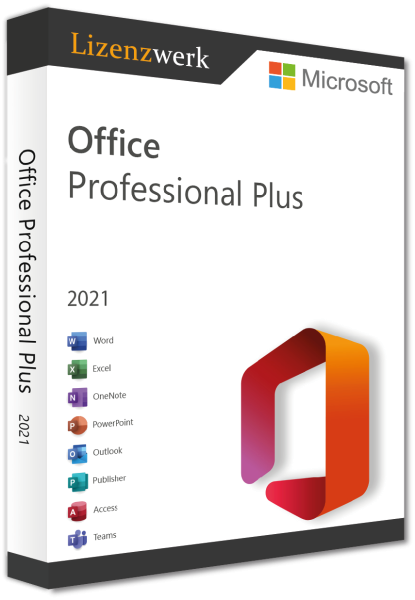 Microsoft Office 2021 Professional Plus Lizenzwerk